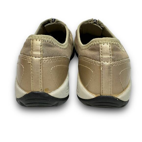 Womens Easy Spirit Casual Sneakers Metallic Bronze Mesh Zipper Closure Size 7 M - Picture 5 of 7